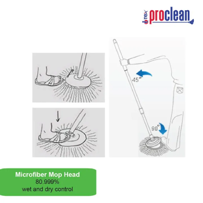 Picture of Microfiber Spin Mop Head Refill_6 Pcs