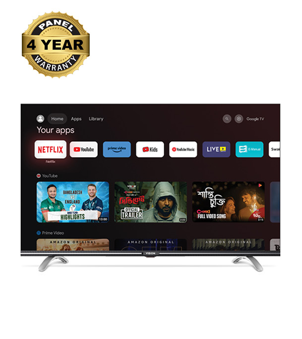Buy VISION 43" LED TV E3GS FHD Google TV  at Best Price In Bangladesh