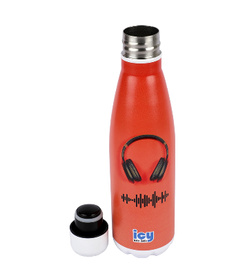 Buy Hot & Cold Stylish SS Cola Water Bottle 450 ML Groove On at Best Price In Bangladesh