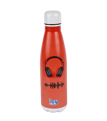 Buy Hot & Cold Stylish SS Cola Water Bottle 450 ML Groove On at Best Price In Bangladesh