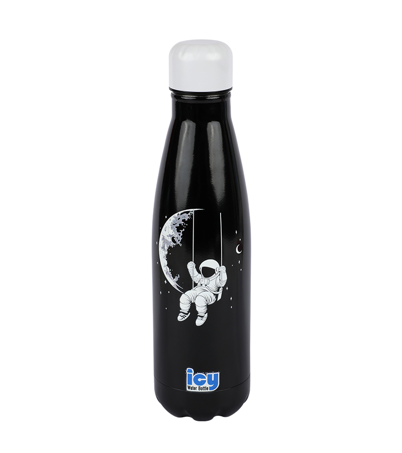 Buy Hot & Cold Stylish SS Cola Water Bottle 450 ML Cosmic Swing at Best Price In Bangladesh