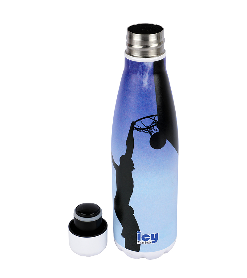 Buy Hot & Cold Stylish SS Cola Water Bottle 450 ML Court King at Best Price In Bangladesh
