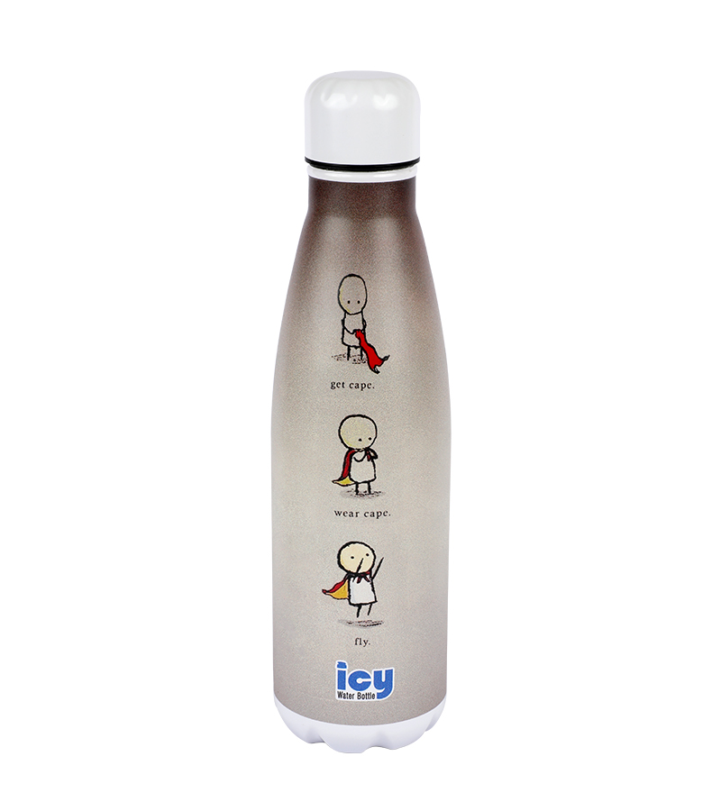 Buy Hot & Cold Stylish SS Cola Water Bottle 450 ML Get Caped at Best Price In Bangladesh