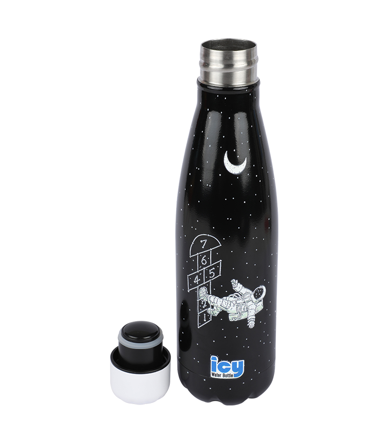 Buy Hot & Cold Stylish SS Cola Water Bottle 450 ML Cosmic Climb at Best Price In Bangladesh