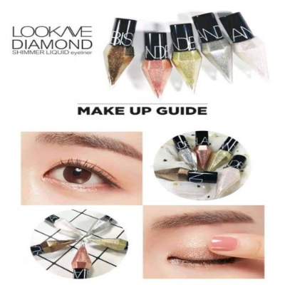 Picture of LOOKME DIAMOND SHIMMER LIQUID Pigmented Glitter Eyeliner