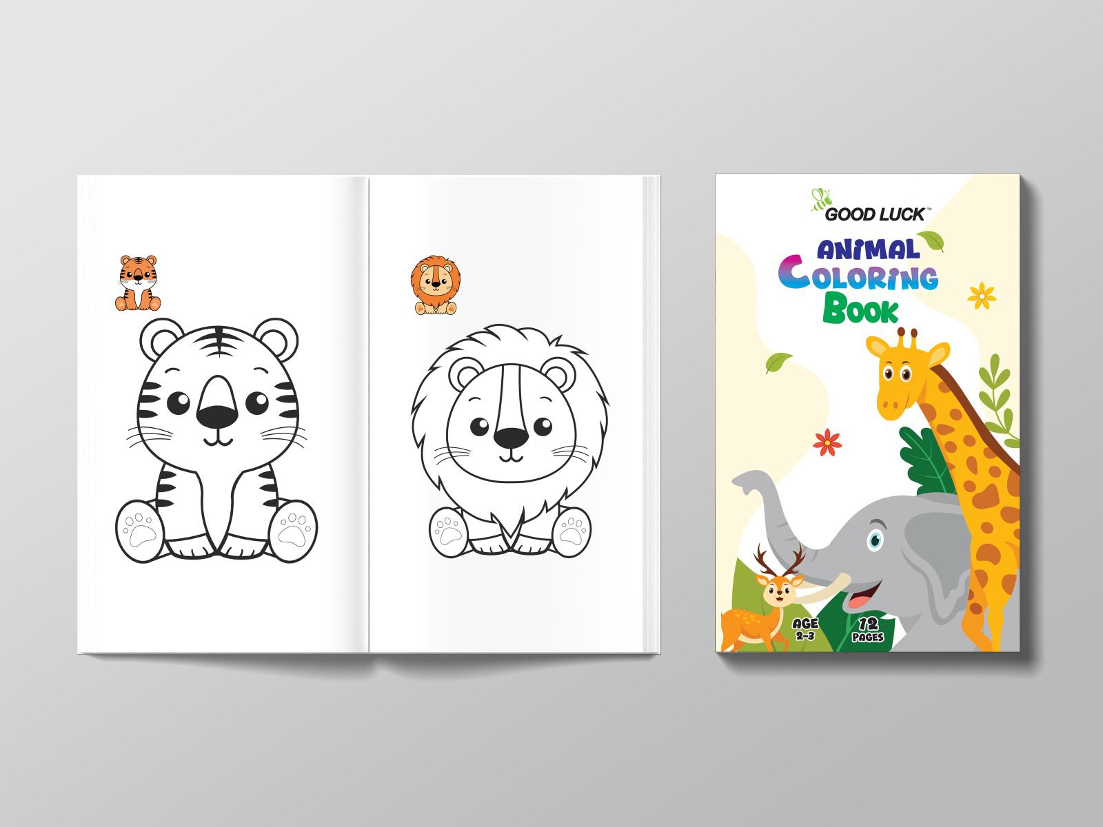 Buy GOOD LUCK Coloring Book Animal Online at Best Price In Bangladesh