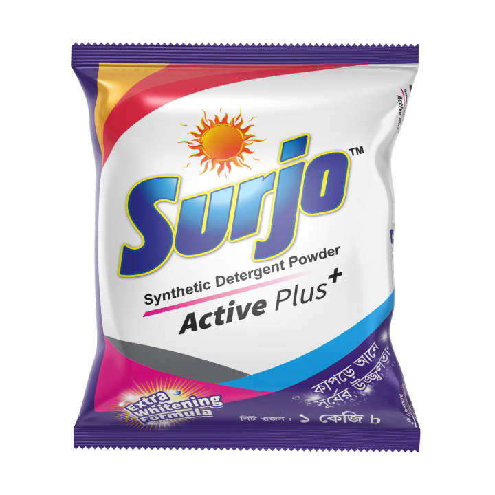 Buy Surjo White Detergent Powder 1000gm - Large Detergent Powder for Washing White Clothes at Best Price In Bangladesh