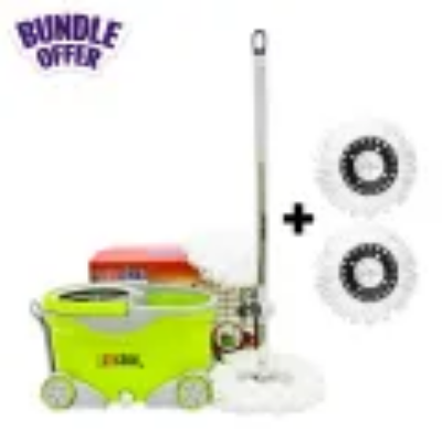 Picture of Bundle of Proclean Premium Rotary/Spin Mop_RM-0933 and Microfiber Spin Mop Head Refill_2 Pcs
