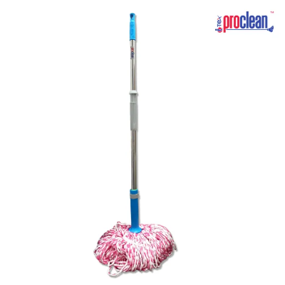 Picture of Proclean Modern household and multi function Twist Microfiber Squeeze
 mop with Stainless Steel Handle , Dry and Wet mop for Hardwood or 
any Type of Floor Retractable _TM-0773