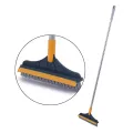 Picture of Bathroom Cleaning Brush with Wiper 2 in 1_FB-2005 Tiles Cleaning Brush Floor Scrub Bathroom Brush with Long Handle Rotatable Head. Bathroom Floor Cleaning Brush (2 in 1 Cleaning Brush)