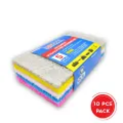 Picture of Proclean Scouring Pads Cleaning Scrub Sponge Non Scratch Scouring
 Pads Flexible Scouring Sponge Perfect For Kitchen Dishes Cleaning
-Quick Dry Souring Pads 10 Pcs Pack_CS-0513