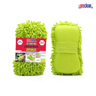 Picture of Proclean Multipurpose Car Sponge MS-1954 Car Cleaning Scratch
 Free , Duster , Car Cleaning Accessories , Microfiber , Brush , 
Ultra Soft , Single Sided (Pack of 1)