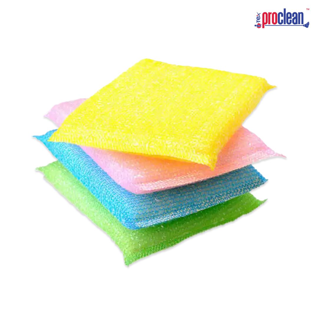 Picture of Multifunctional Foam Scrubber AS-1930 For Dish Wash -(4pcs) For Washing Dishes Cleaning Sponge Brush Dishwashing Cleaner For Sink Kitchen Cooking Stove, and many more