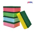 Picture of 6 Pcs Big Cleaning Scrub Sponge Colorful Double-Face Sponge
 Scouring Pad_CS-0490-6