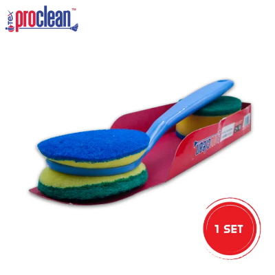 Picture of Proclean 1 Set - Double Functio Cleaning Sponge Brush With Brush Refill_FCB-9906