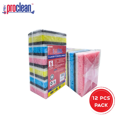 Picture of 3 Layer Cleaning Sponge_CS-0520-12