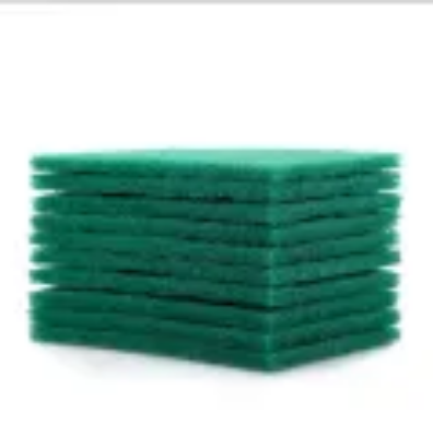 Picture of Proclean Abrasive Scouring Pad, Multi-Use & Non-Scratch . 
All-Purpose Scrubbing Sponge Safely Cleans All Hard Surfaces in Kitchen and Bathroom, 10 Count (Pack of 1), Green_ASP-1923