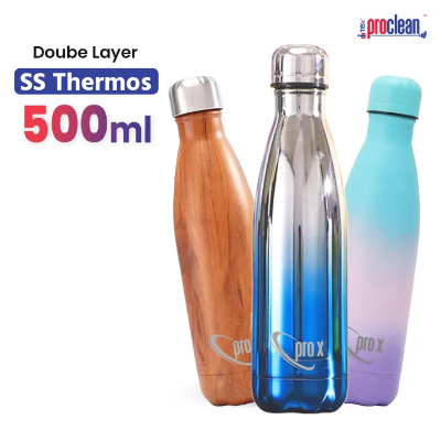 Picture of Proclean Stainless Vacuum Insulated Thermos Printed Water 
Bottle WB-1657