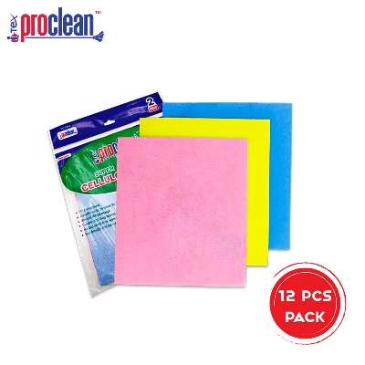 Picture of 12 Pcs Colorful Swedish Dishcloth Reusable Cleaning 
Kitchen Sponge Dishcloth_CC-0254-12