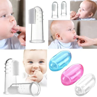 Picture of Silicone Baby Finger Tooth Brush with Box