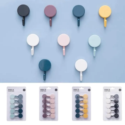 Picture of Strong Self Adhesive Hooks Key Storage Hanger for Kitchen 
Bathroom Door Wall Multi-Function decoration