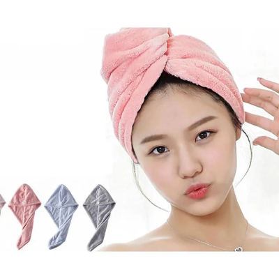 Picture of Magic Hair Wrap Bath Salon Towels Fast Drying Absorbent Cap For Women And Girls