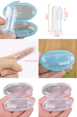 Picture of Baby Toothbrush Children 360 Degree U-shaped Child Toothbrush 
Teethers Soft Silicone Baby Brush Kids Teeth Oral Care Cleaning
