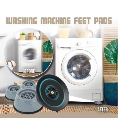 Picture of 4Pcs Anti Slip Washing Machine Feet Mats Refrigerator Dryer Anti 
Vibration Pads Universal Washer Pad Home Appliance