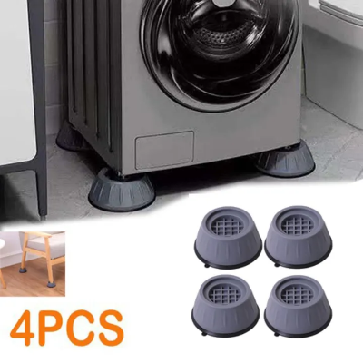 Picture of 4Pcs Anti Vibration Feet Pads Washing Machine Rubber Mat
 Anti-Vibration Pad Dryer Non-Slip Universal Fixed Washing Machine Stand