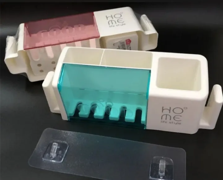 Picture of Tooth brush holder - Portable Toothbrush & Toothpaste Holder Storage Box