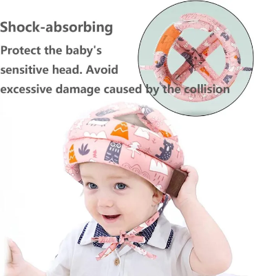 Picture of Baby Head Protector - Baby Helmet for Crawling Walking Running -
 No Bumps and Soft Cushion - Adjustable Protective Cap Infant Baby Safety Headguard - Toddler Helmets 6-12 Months 1-2 Years Old
