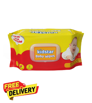 Buy Kidstar Baby Wipes (Pouch) 120 Pcs  at best price In Bangladesh
