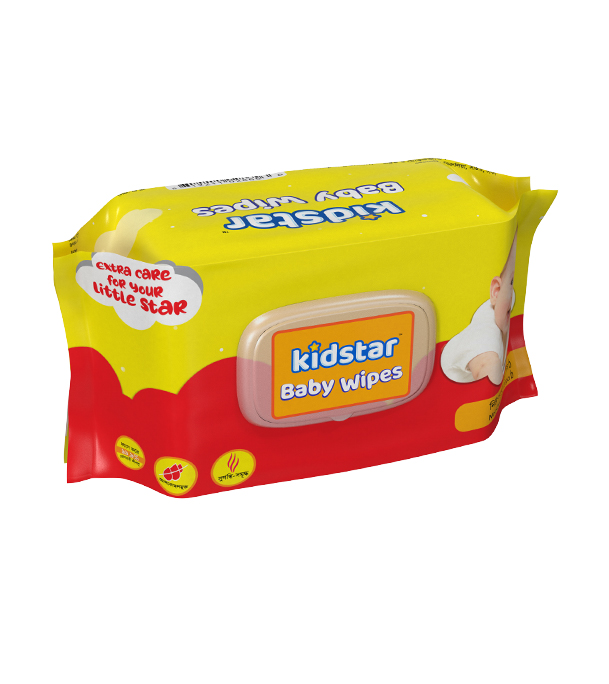 Buy Kidstar Baby Wipes (Pouch) 120 Pcs  at best price In Bangladesh