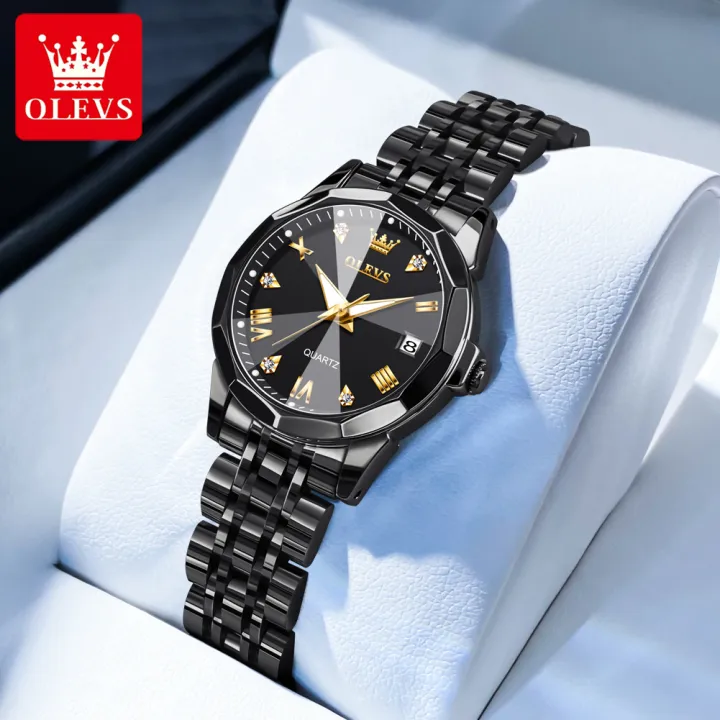 Buy OLEVS Watch for Women Branded Stainless Steel Elegant Luminous Ladies Watches 9934 at Best Price In Bangladesh