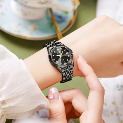 Buy OLEVS Watch for Women Branded Stainless Steel Elegant Luminous Ladies Watches 9934 at Best Price In Bangladesh