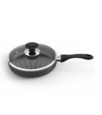 Picture of Topper Non Stick Glamour Fry Pan with Lid (Ash) -26 CM 