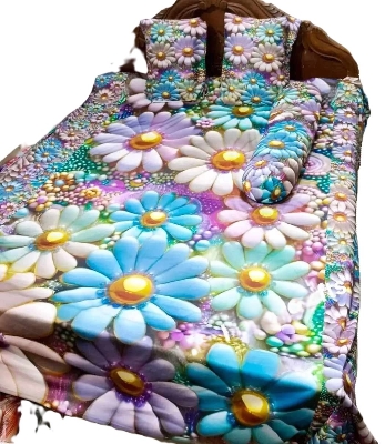 Buy China Premium 3D Design Bed Sheet - MS-957 at Best Price In Bangladesh