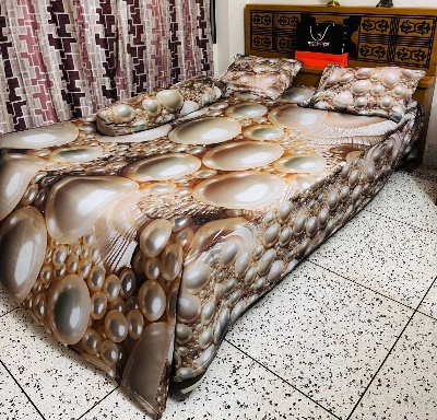 Buy China Premium 3D Design Bed Sheet - MS-967 at Best Price In Bangladesh