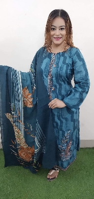Buy Cotton Print Three Piece at Best Price In Bangladesh