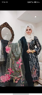 Buy Cotton Print Three Piece at Best Price In Bangladesh