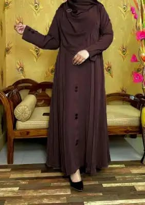 Buy Dubai Cherry Fabric Tasfiya Button Borka at Best Price In Bangladesh