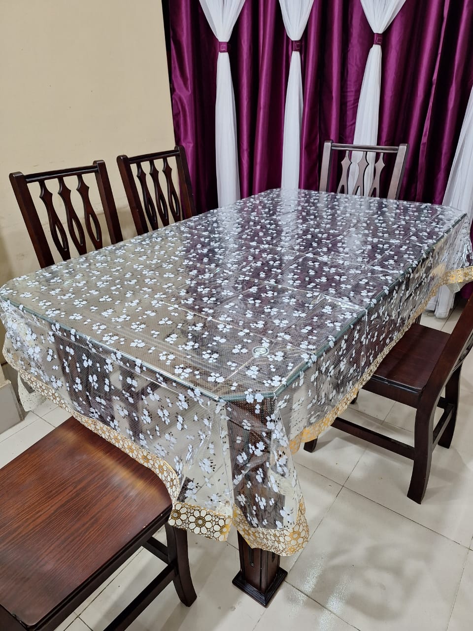 Buy 6 Chair Premium Quality Dinning Table Cover at Best Price In Bangladesh