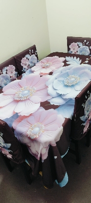 Buy China-premium-3d-print-table-cloth-set-ms-752 at best price  in Bangladesh