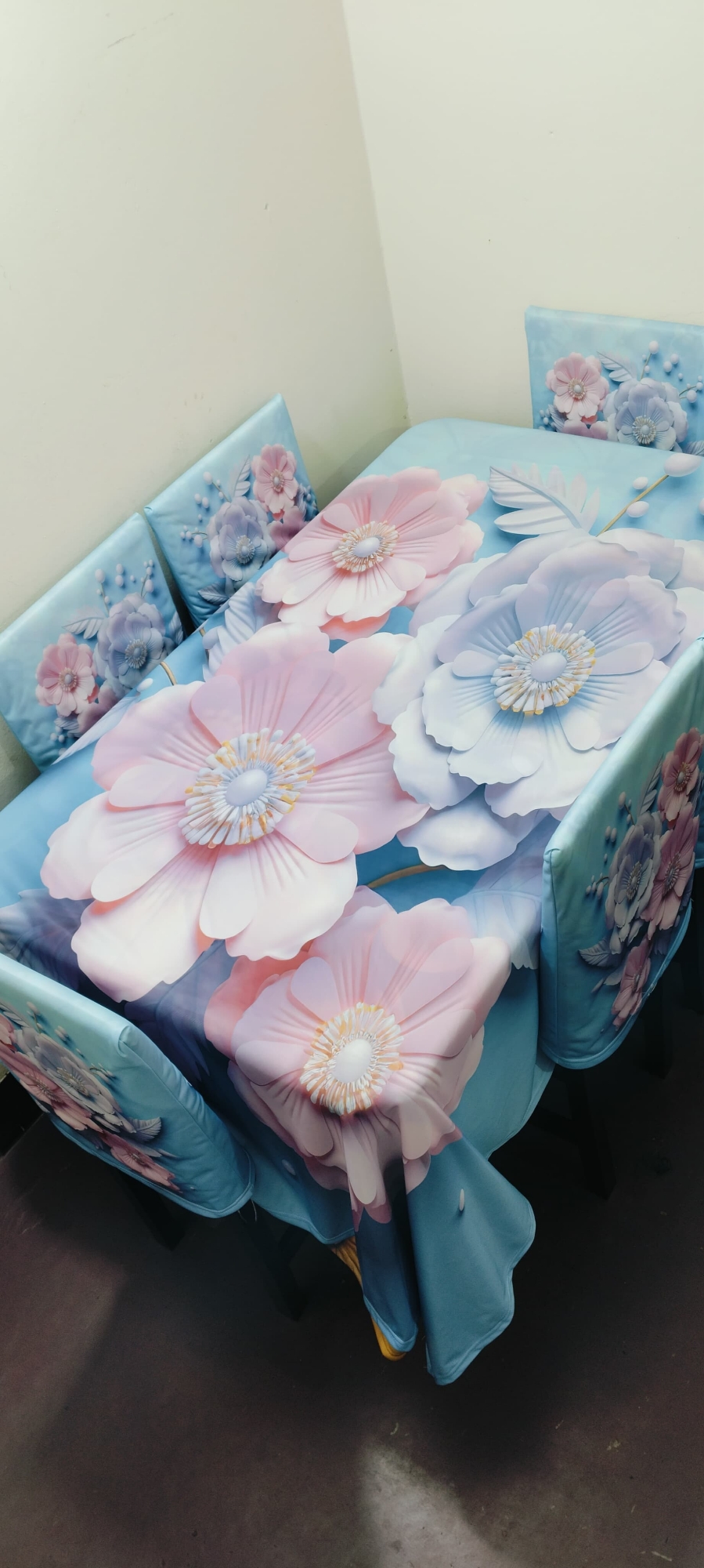 Buy China Premium 3D Print Table Cloth Set - MS-753  at best price  in Bangladesh