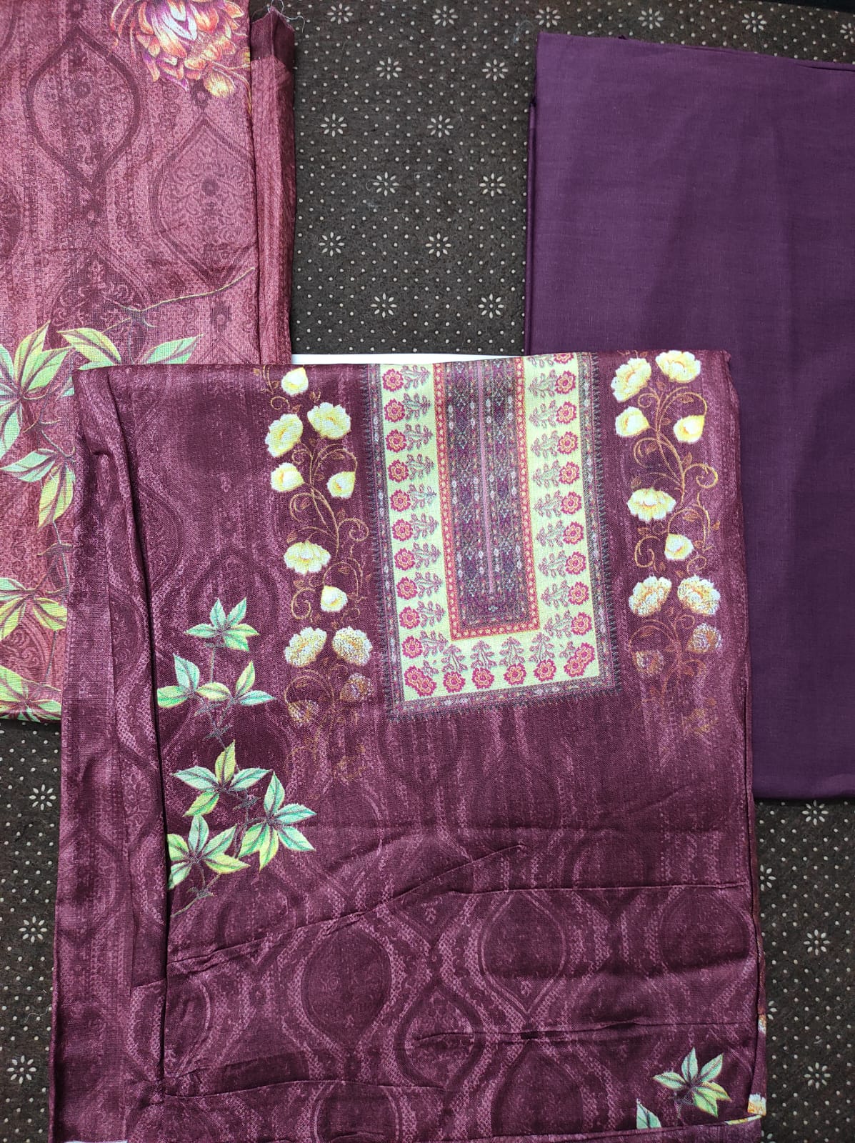 Buy   MALHAR 100% Premium Cotton Lawn Digital Printed Three Piece at Best price in  Bangladesh