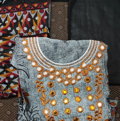 Buy 100% Premium Cotton Digital Printed Three Piece at Best price in  Bangladesh