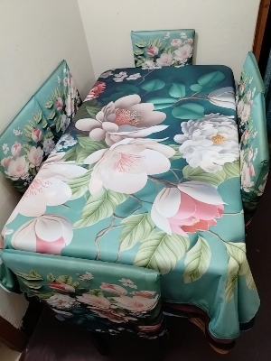 Buy China Premium 3D Print Table Cloth Set - MS-755 at Best Price In Bangladesh