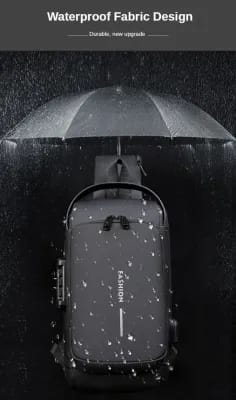 Buy  Multifunction Patent Leather Waterproof Crossbody Anti-theft Travel Bag at Best Price In Bangladesh