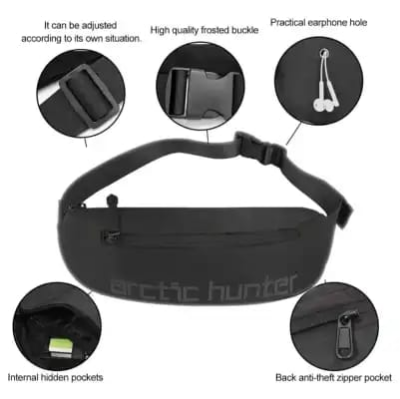 Buy  Waist Bags for Men Leisure Color Waist Bag Shoulde at Best Price In Bangladesh