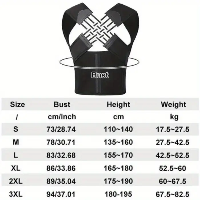 Buy Premium Adjustable Back Posture Corrector Belt for  at Best Price In Bangladesh